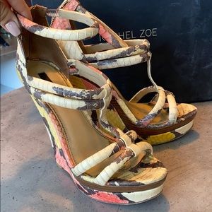 Sexy Rachel Zoe wedge sandals